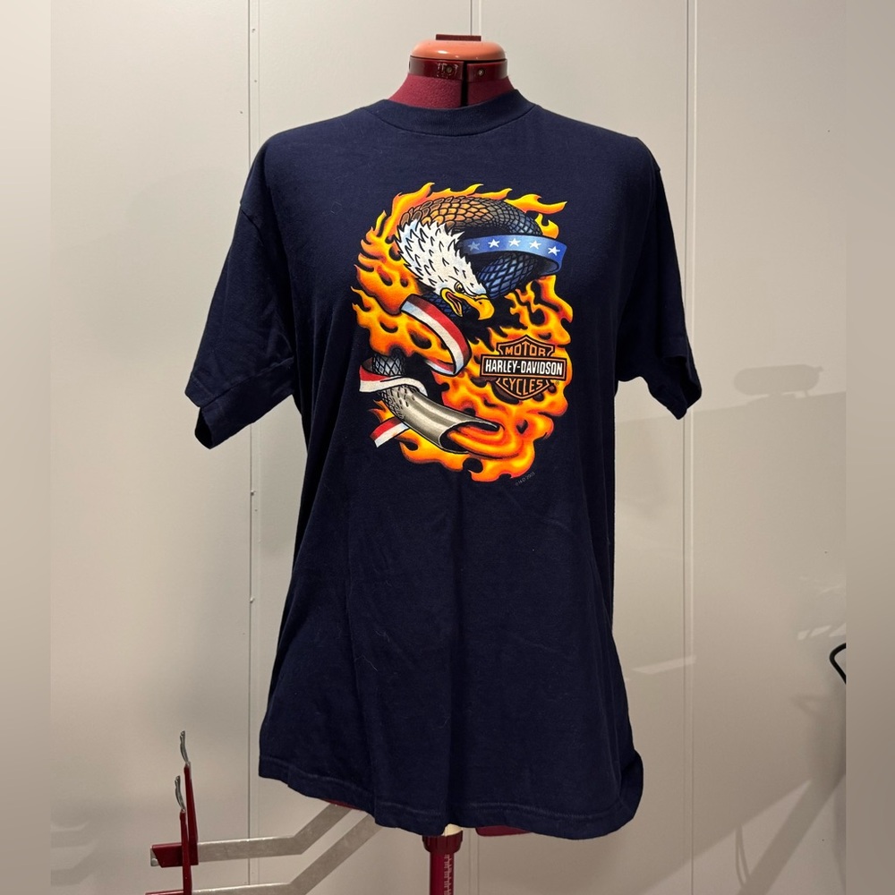 vintage 2003 Harley-Davidson T-shirt eagle graphic